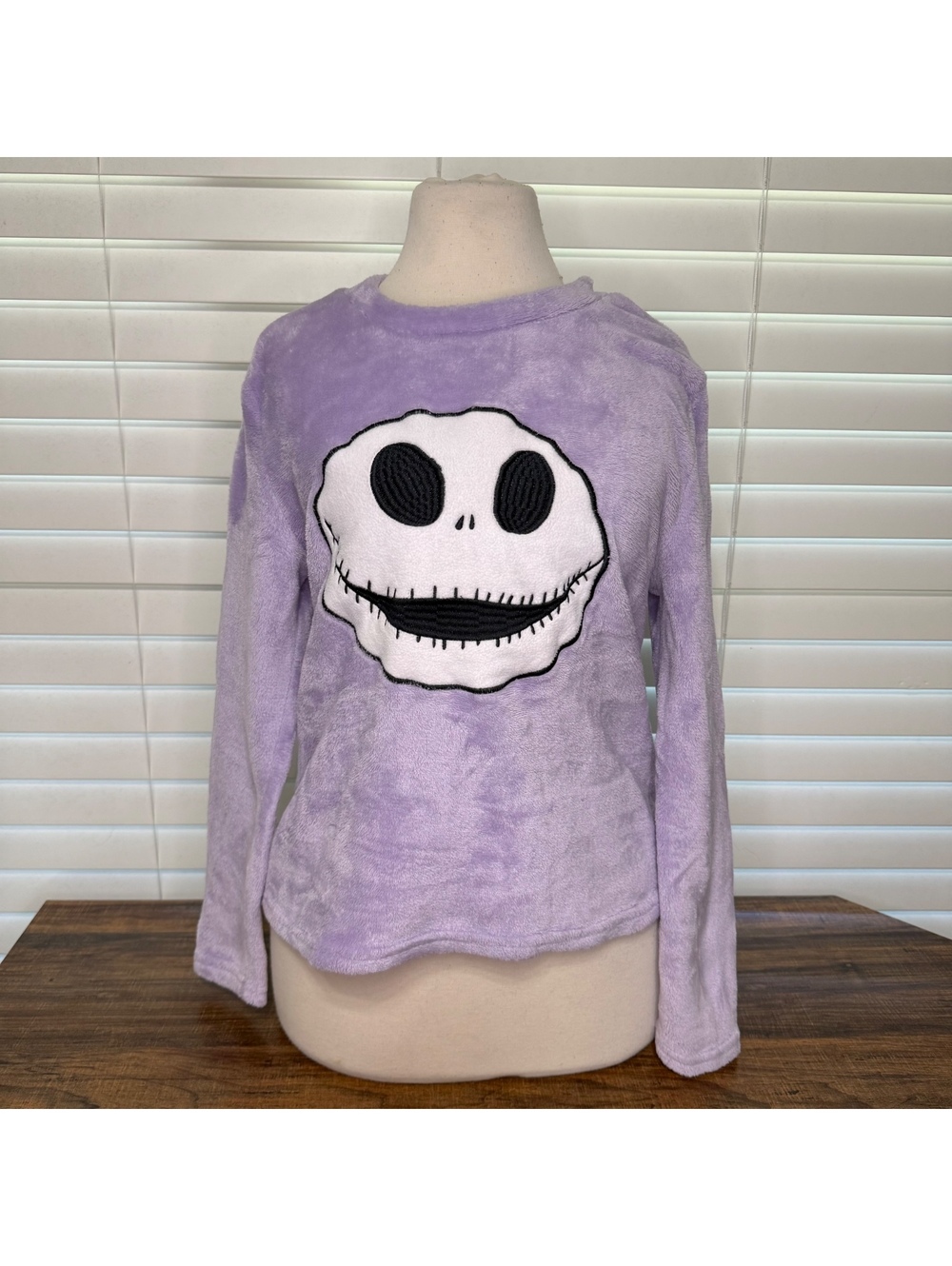 Disney Plush Nightmare Before Christmas Pullover Sleepshirt  Size XS
